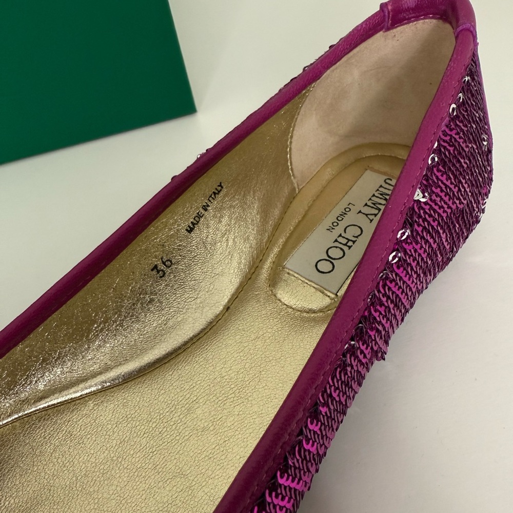 Jimmy Choo sparkly flats - Picture 3 of 4